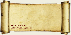 Una Radmanovac vizit kartica